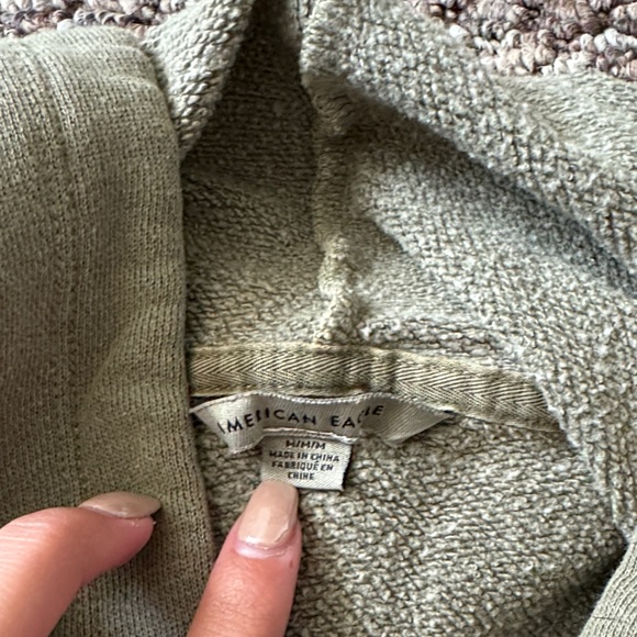 American Eagle Outfitters Sage Green Hoodie - Picture 2 of 4